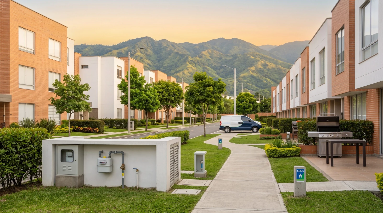 Entorno residencial, imagen institucional de MovillGas